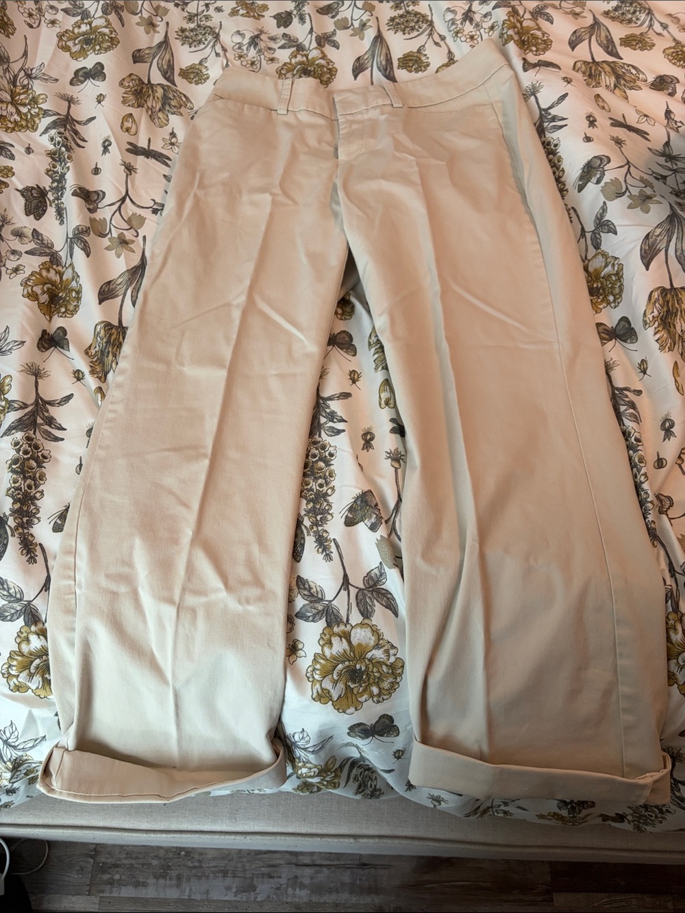 Dockers Wide Leg Cream Trousers